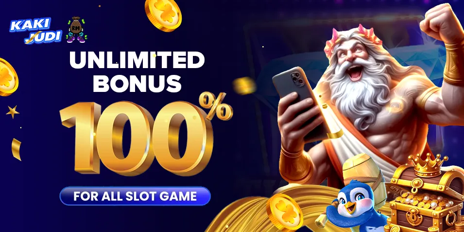 Unlimited 100% bonus slots.
