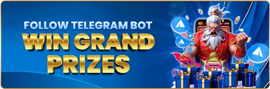 Follow Telegram bot for prizes.